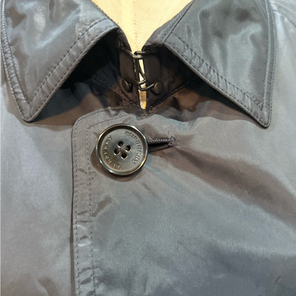 Burberry Dark Blue Windbreaker Trench Coat - Picture 3 of 12